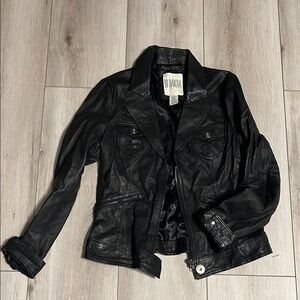 BB Dakota Black Leather Jacket